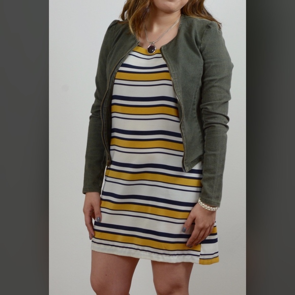 Make U Chic Short Striped Sleeveless Mini Dress, 8 - Picture 6 of 6